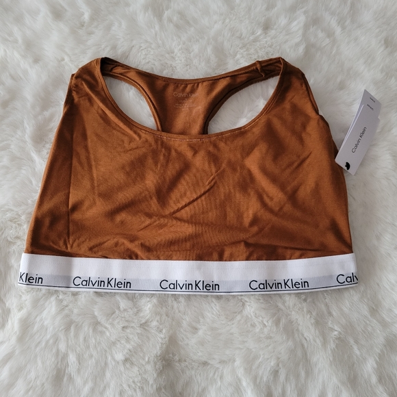 🧡CALVIN KLEIN BRAND NEW UNLINED BRALETTE SIZE 1X - Picture 5 of 7